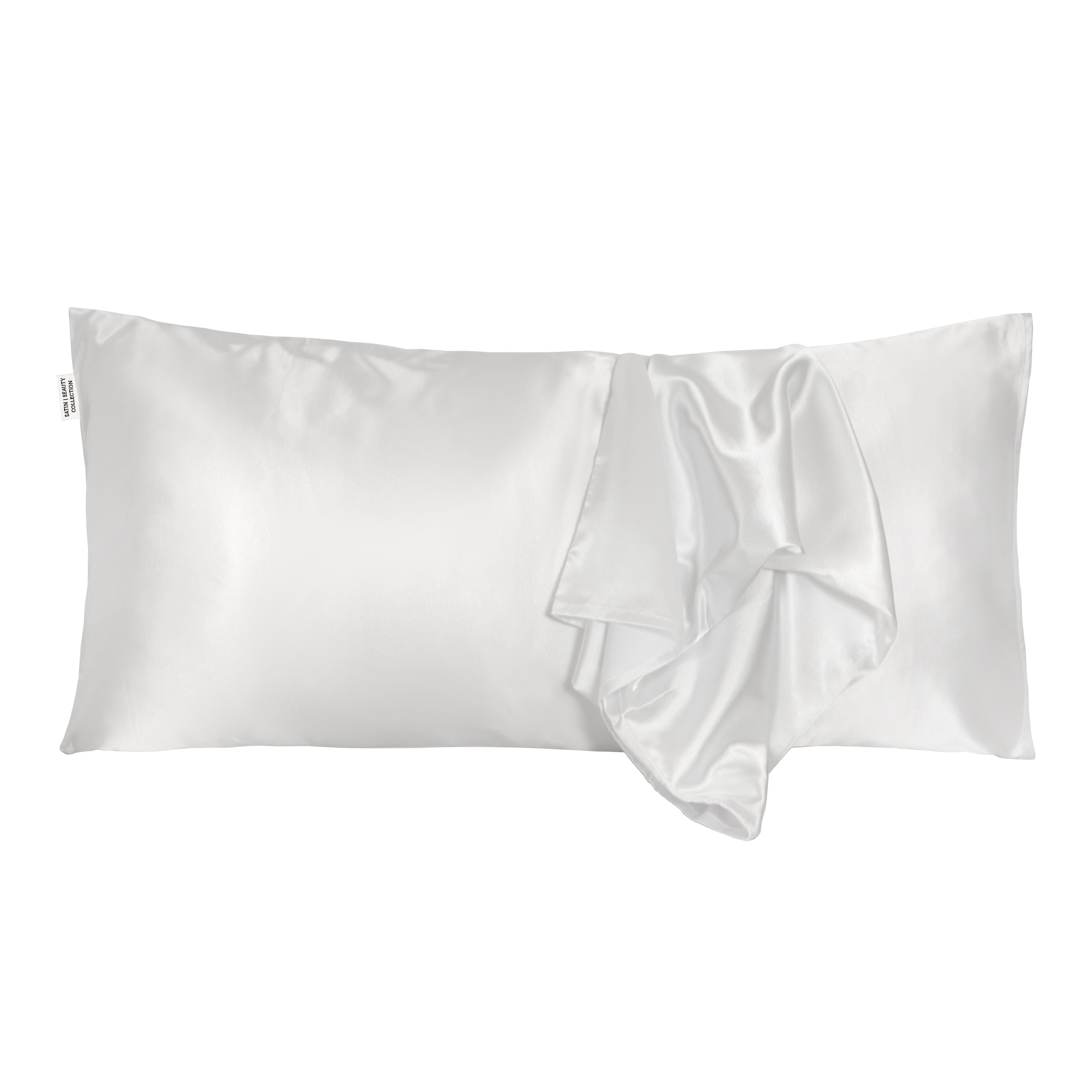 Satin Pillow - White (40x80)