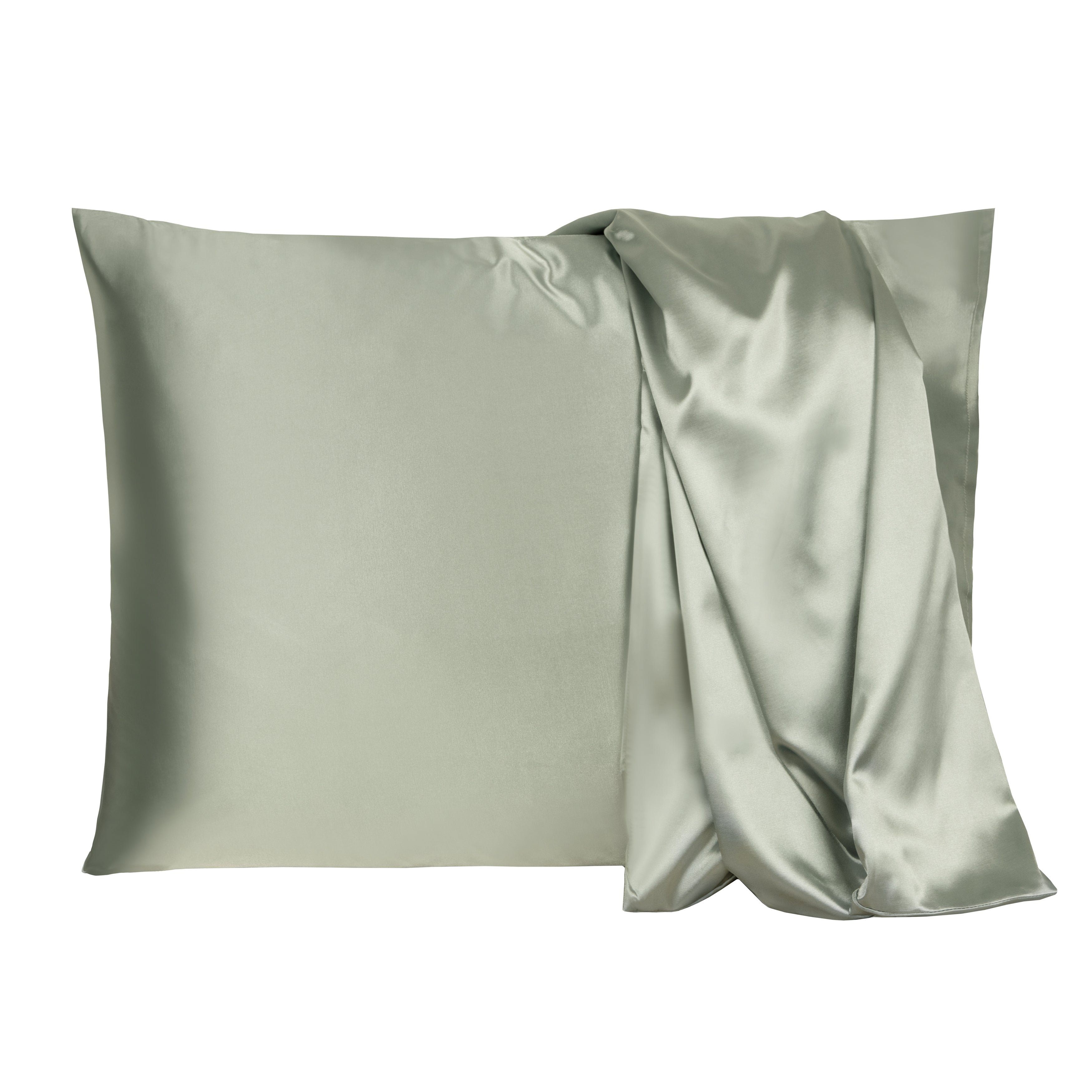 Satin-Pillow Kussensloop Zilver Satijn